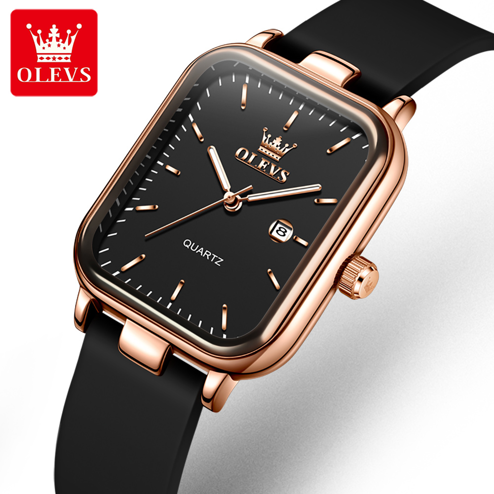 Luxury Watch Dial - OLEVS Luxury Watch For Woman Rectangular