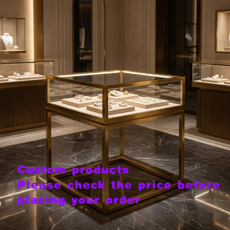 Luxury Watch Boutique - custom.Customized Luxury Tempered Glass Rectangular Jewelry