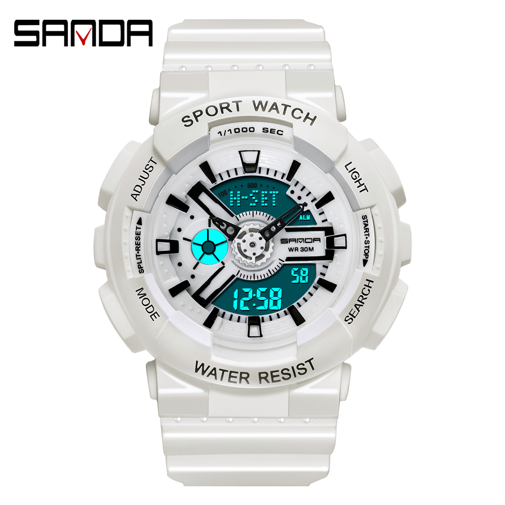 Luxury Watch White - Fashion Sanda Top Brand Outdoor Sport