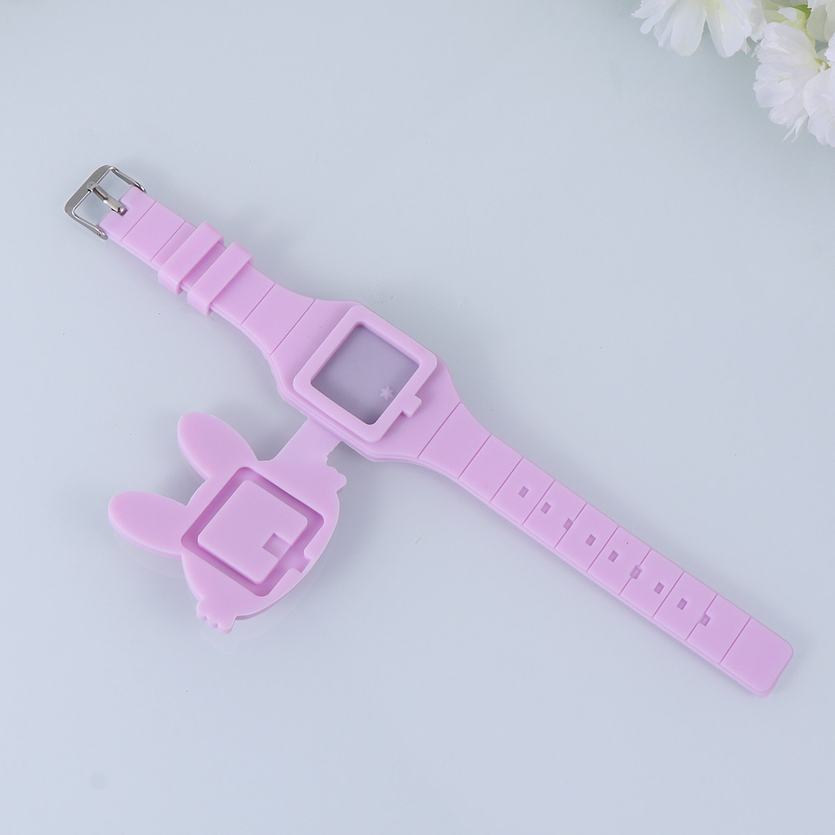 Luxury Watch White - Silicone Cartoon Rabbit Shape Watch with
