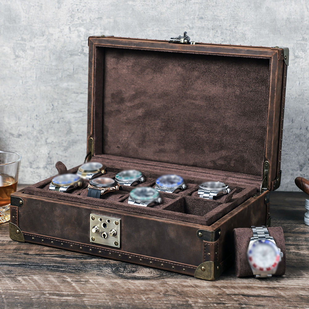 Luxury Watch Vintage - CONTACT'S FAMILY 8 Leather Custom Watch