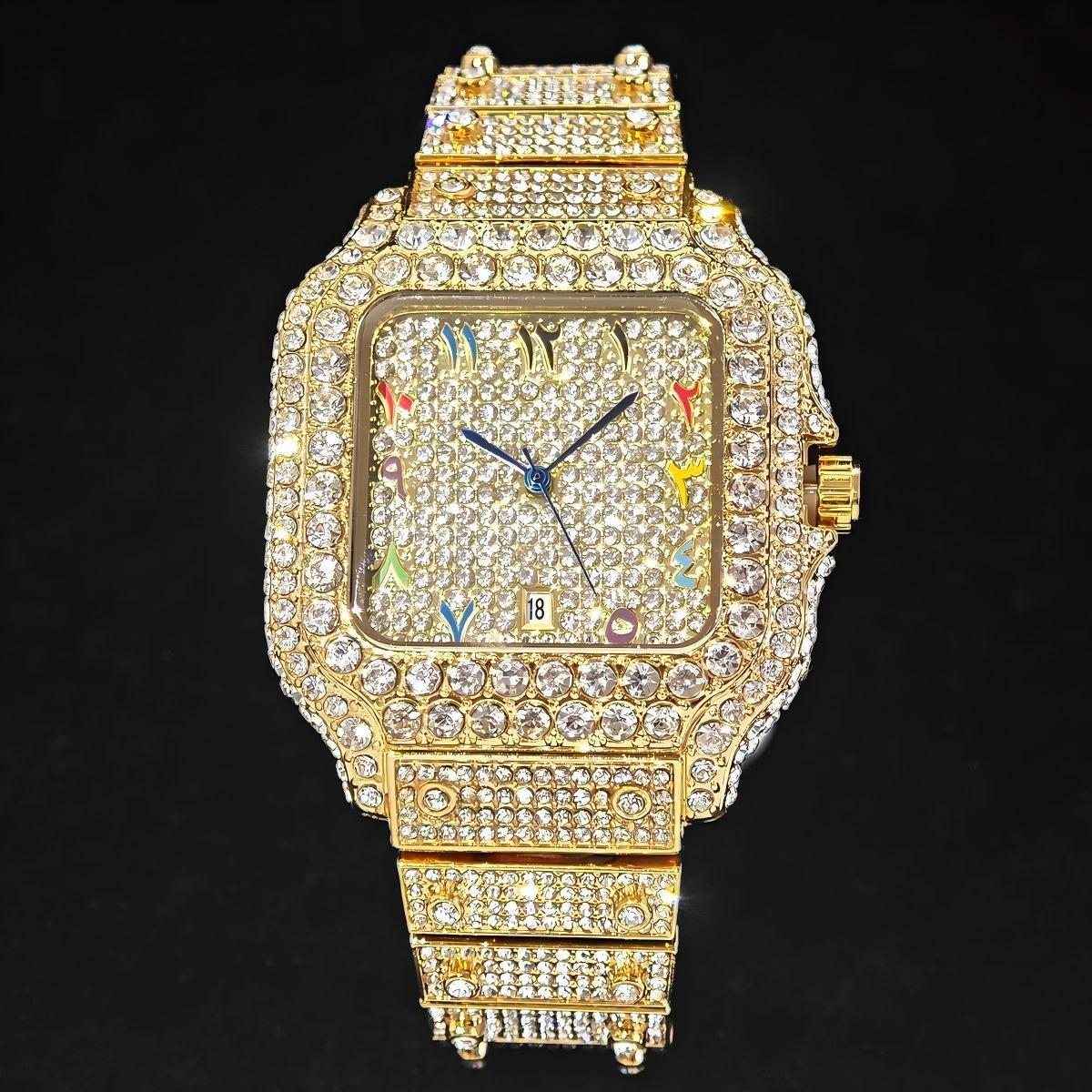Luxury Watch And Jewelry Brand - Hot Fashion UNIGUET Full Diamond Iced