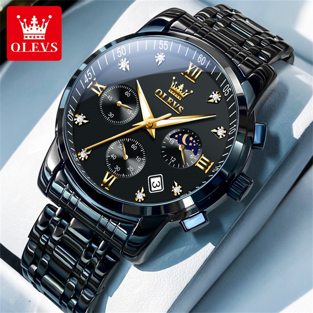 Luxury Watch Maker - OLEVS Popular men's watches stainless steel
