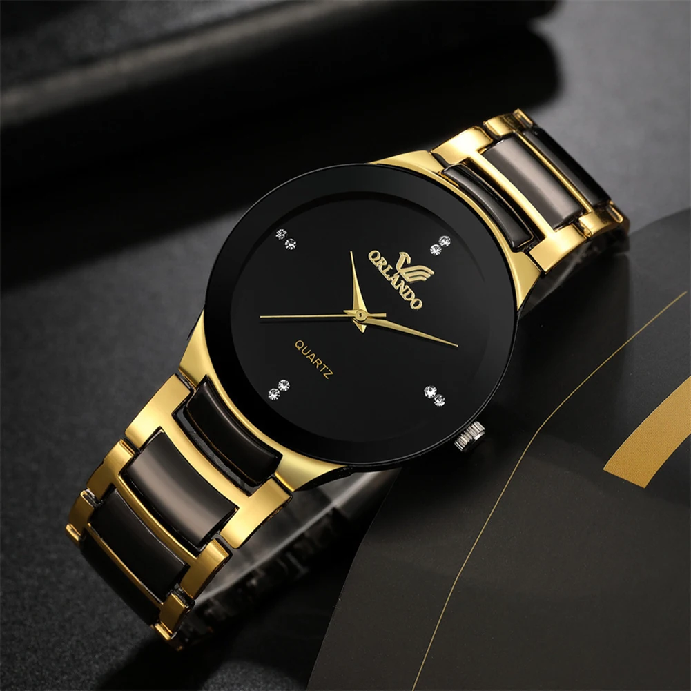 Luxury Watch Gold And Black - 2024 Men Watches Fashion Stainless Steel