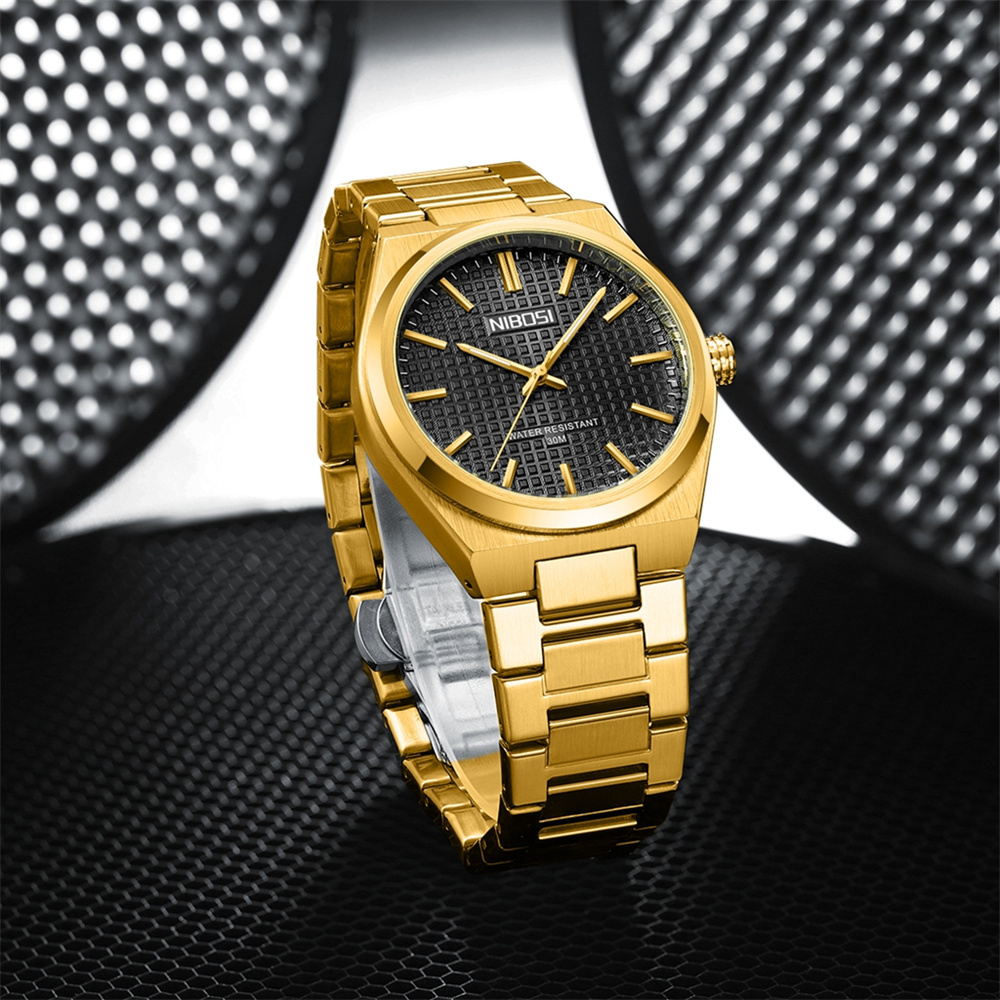 Luxury Watch Gold And Black - Man Brand Luxury Watch Gold Black