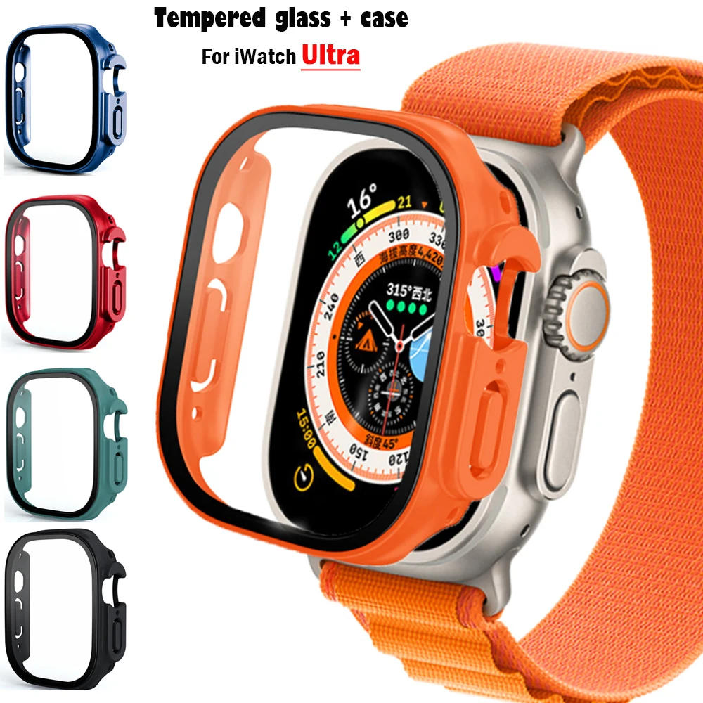 Luxury Watch Apple - Glass+case For Apple Watch Ultra 49mm