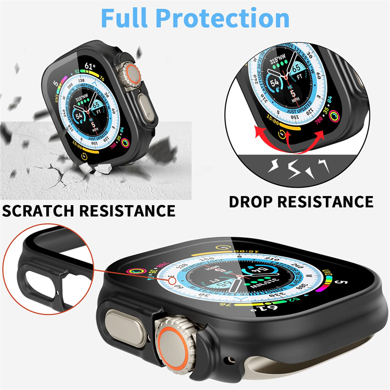 Glass+case For Apple Watch Ult - Luxury Watch Apple ulasan dan harga