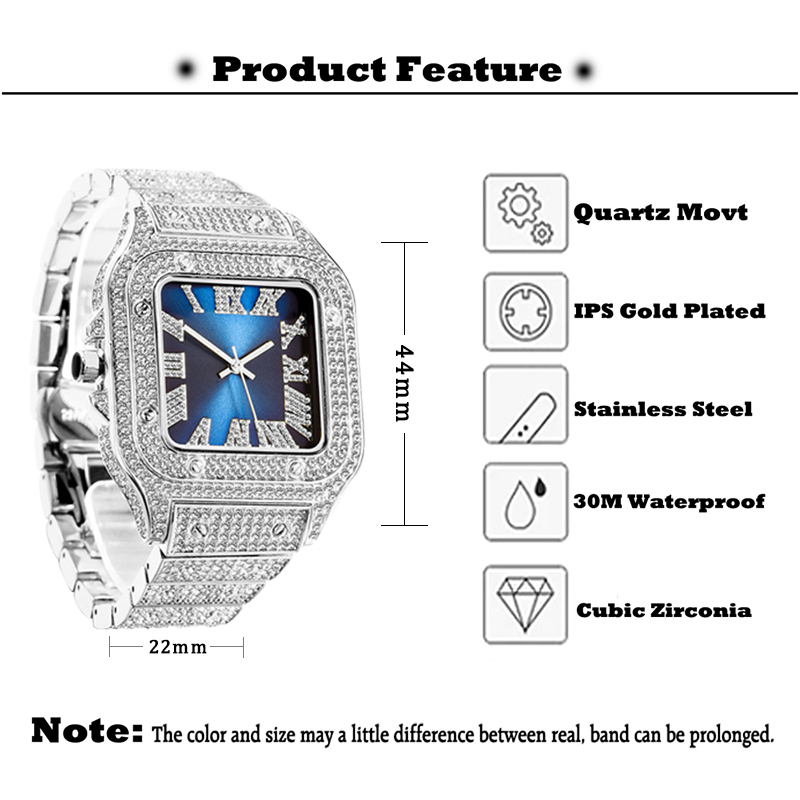 MISSFOX Mens Watches Hip Hop B - Luxury Watch And Jewelry Brand ulasan dan harga