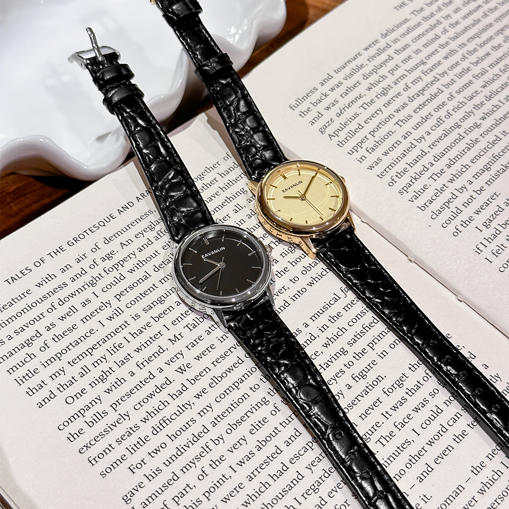 New Luxury Vintage Black And G - Luxury Watch Gold And Black ulasan dan harga
