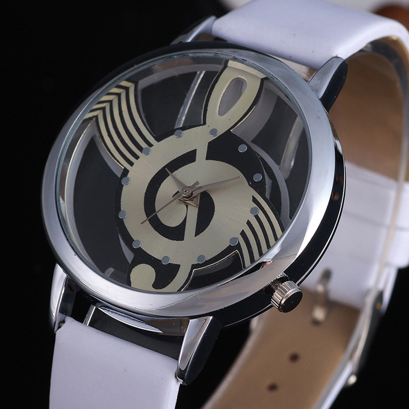 Fashion Hollow Music Shape Wat - Luxury Watch White ulasan dan harga
