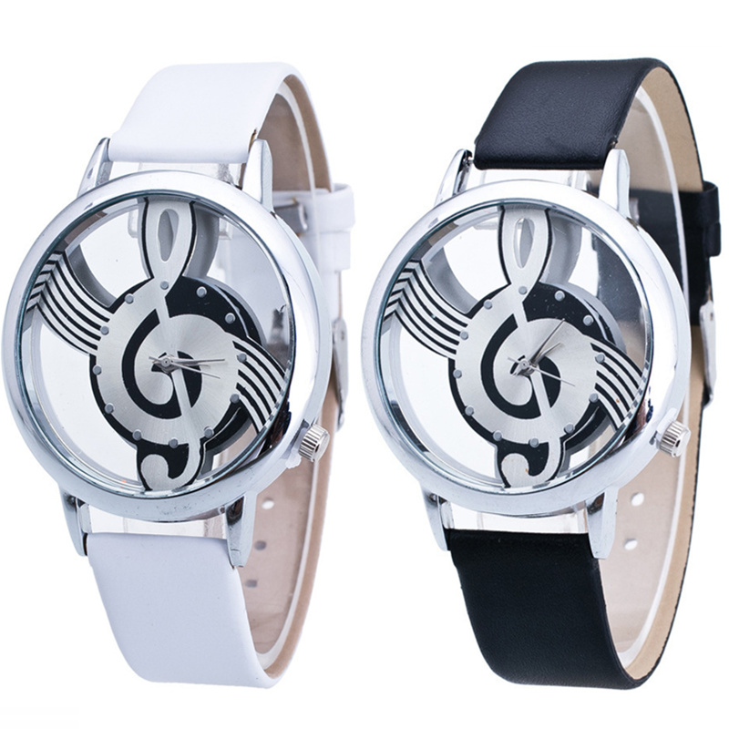 Fashion Hollow Music Shape Wat - Luxury Watch White ulasan dan harga