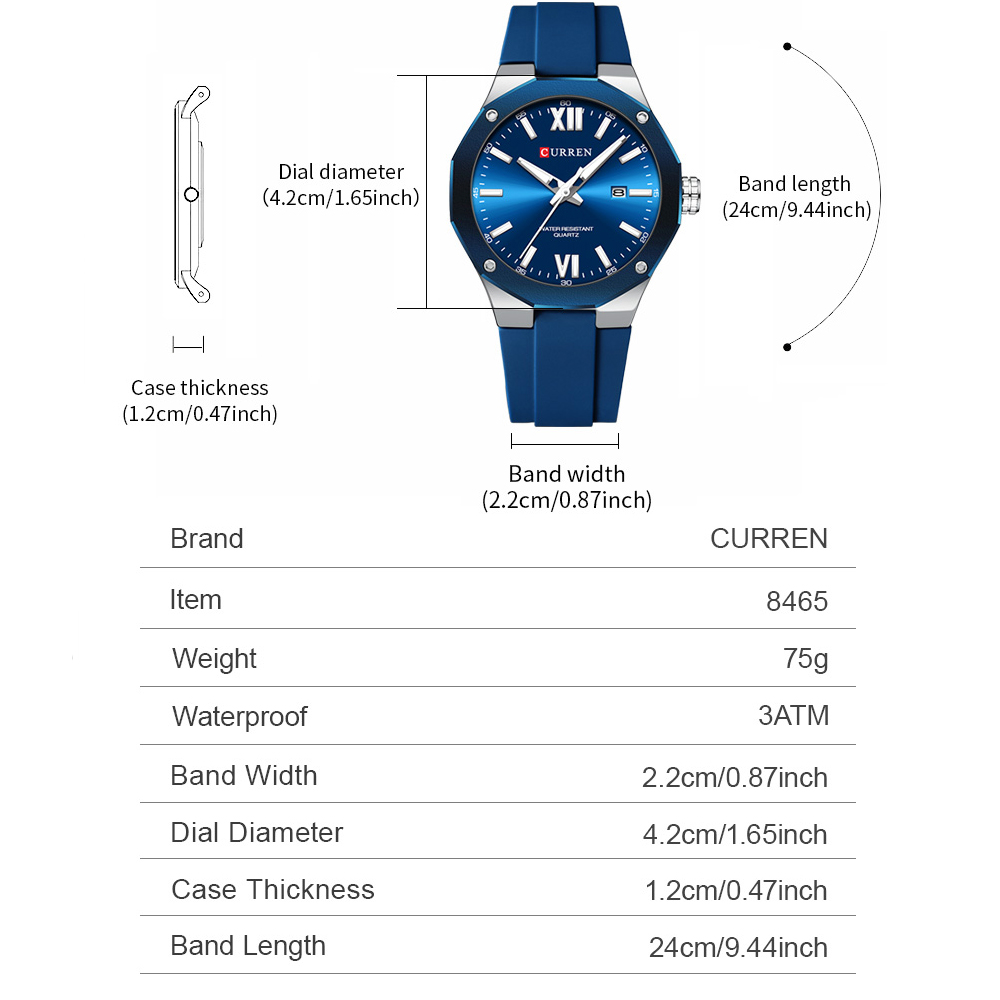 CURREN Simple Luxury Men's Wat - Luxury Watch Apple ulasan dan harga