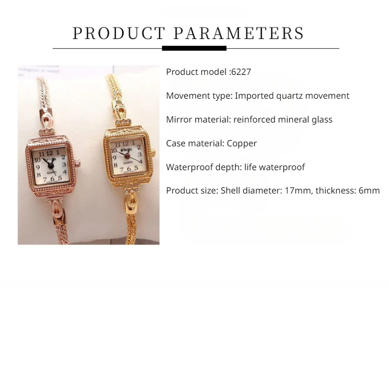 Delicate and light luxury Vint - Luxury Watch Vintage ulasan dan harga