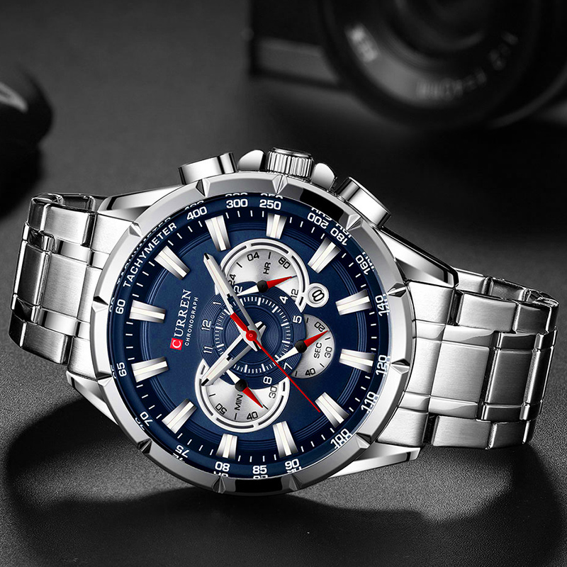CURREN Wrist Watch Men Waterpr - Luxury Watch Manufacturers ulasan dan harga