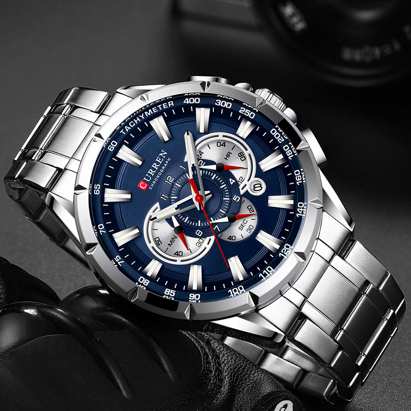 CURREN Wrist Watch Men Waterpr - Luxury Watch Manufacturers ulasan dan harga