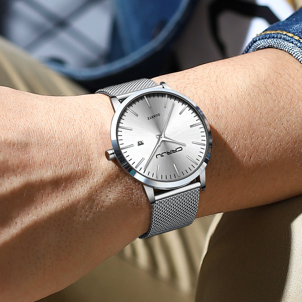 CRRJU New Fashion Mens Watches - Luxury Watch Manufacturers ulasan dan harga
