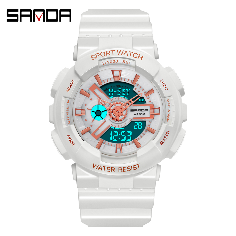 Fashion Sanda Top Brand Outdoo - Luxury Watch White ulasan dan harga