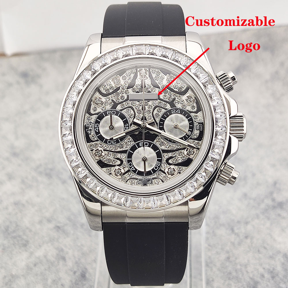 39mm men's watch VK63 movement - Luxury Watch Dial ulasan dan harga