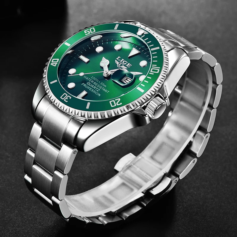 LIGE Top Brand Luxury Fashion  - Luxury Watch Manufacturers ulasan dan harga
