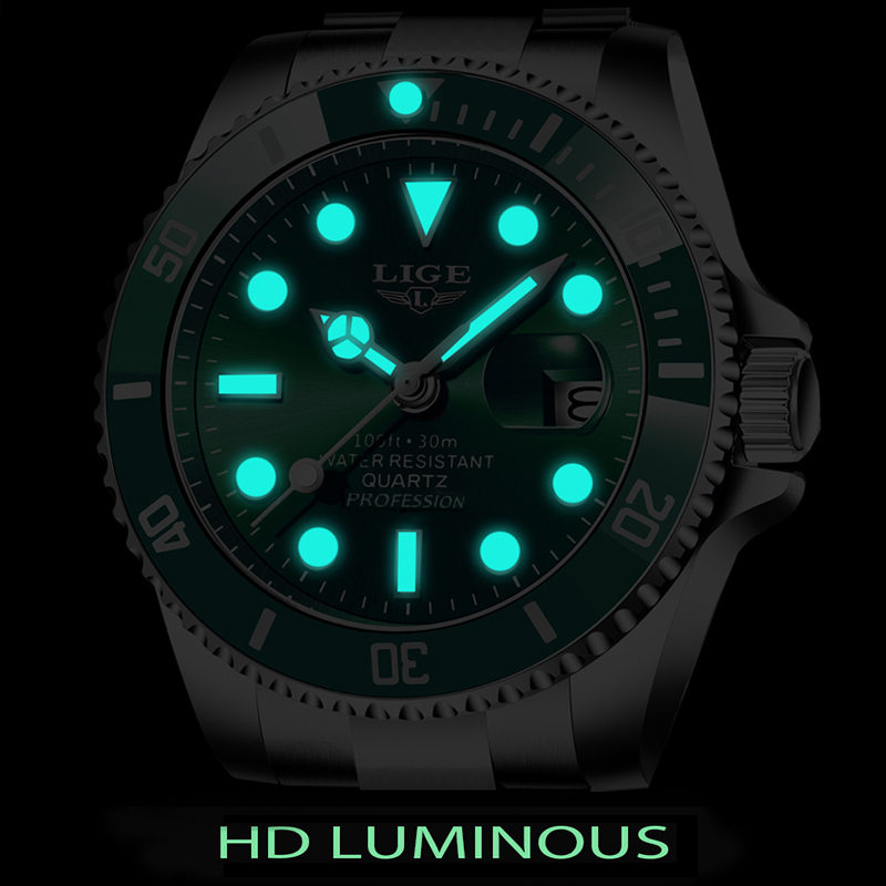 LIGE Top Brand Luxury Fashion  - Luxury Watch Manufacturers ulasan dan harga