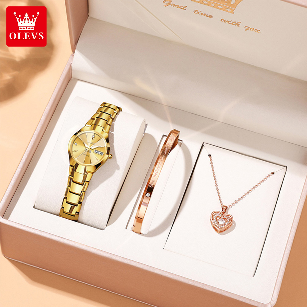 OLEVS Ladies Watch 8697 Luxury - Luxury Watch And Bracelet ulasan dan harga