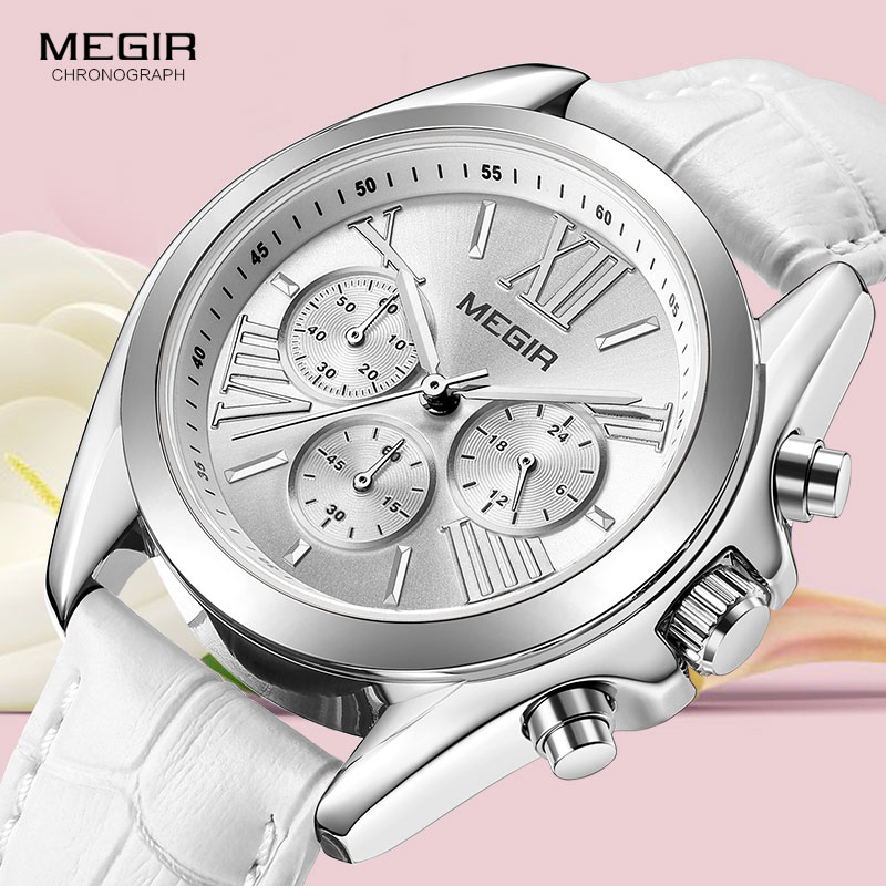 MEGIR2019 New Luxury Leather W - Luxury Watch White ulasan dan harga