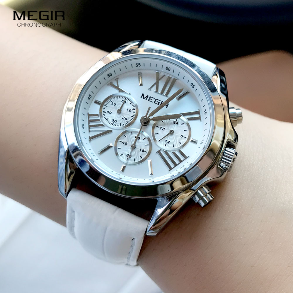 MEGIR2019 New Luxury Leather W - Luxury Watch White ulasan dan harga