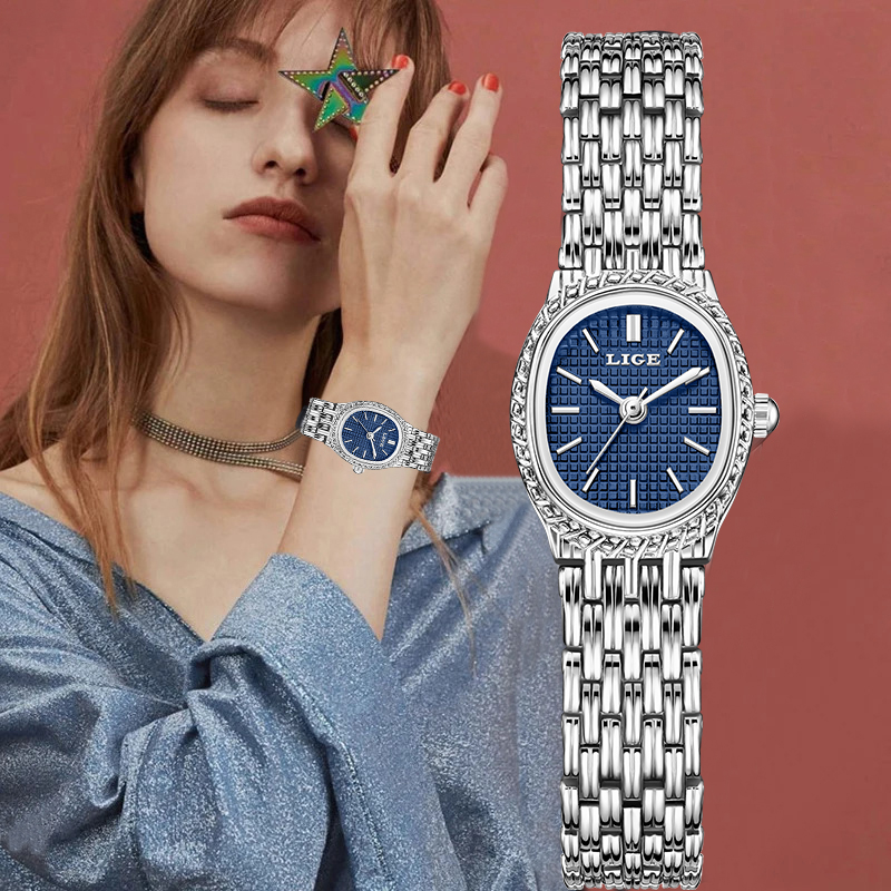 LIGE Fashion Luxury Quartz Wom - Luxury Watch Box ulasan dan harga