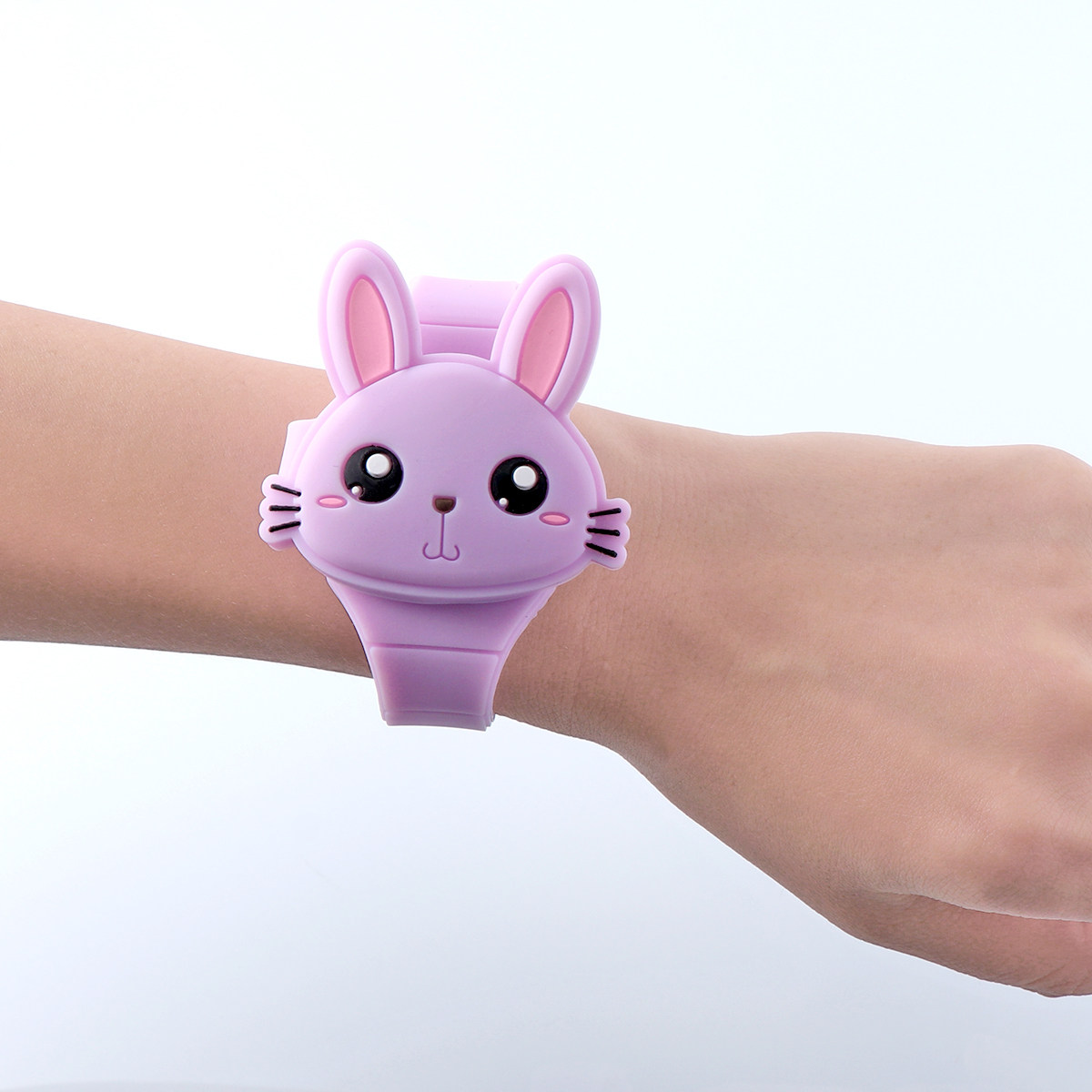 Silicone Cartoon Rabbit Shape  - Luxury Watch White ulasan dan harga