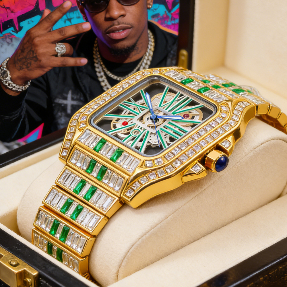 Hollow Luxury Bling Quartz Wri - Luxury Watch And Jewelry Brand ulasan dan harga