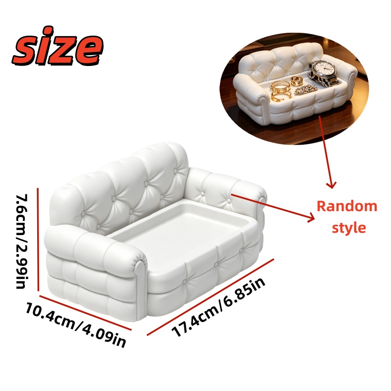 Light Luxury Style Mini Sofa-S - Luxury Watch White ulasan dan harga