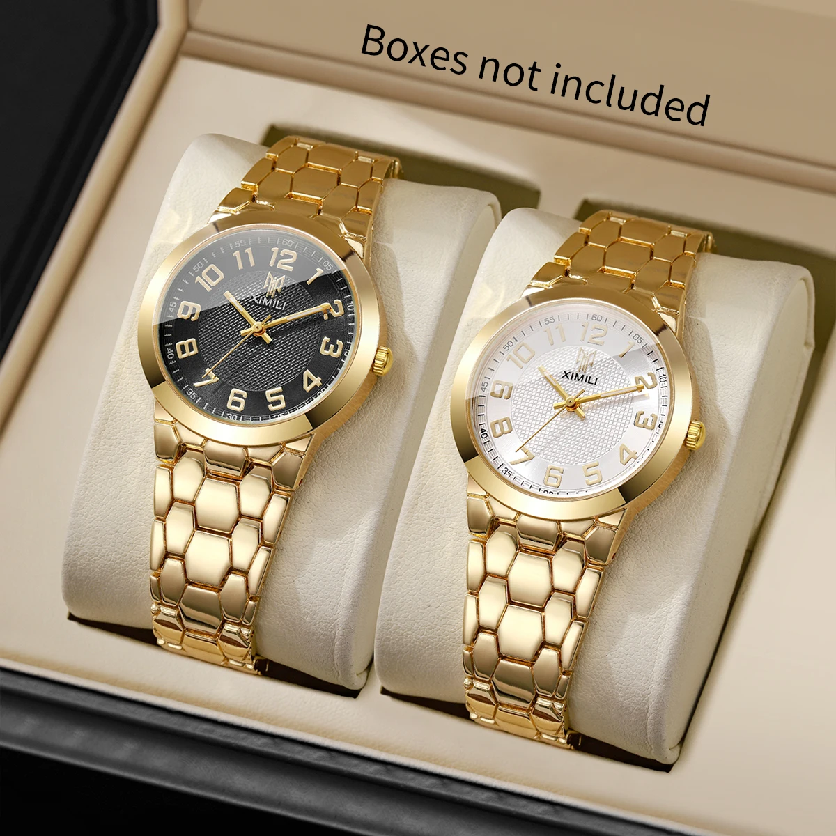 Luxury Gold Tone Women's Wrist - Luxury Watch Gold And Black ulasan dan harga