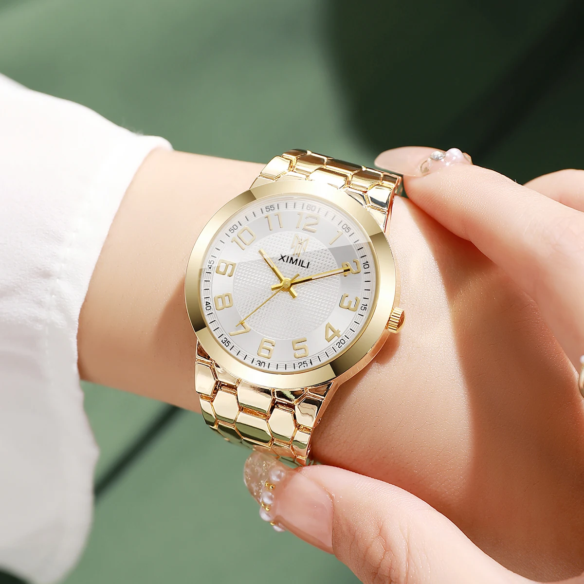 Luxury Gold Tone Women's Wrist - Luxury Watch Gold And Black ulasan dan harga