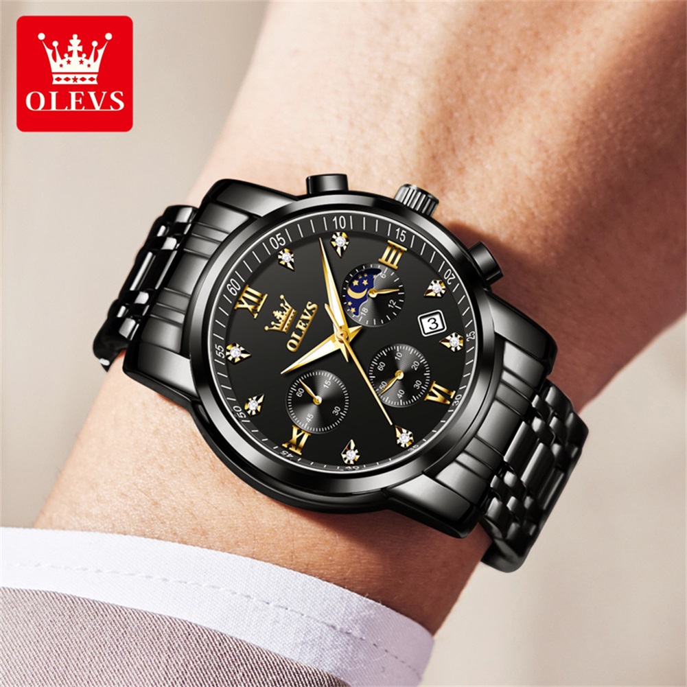 OLEVS Popular men's watches st - Luxury Watch Maker ulasan dan harga