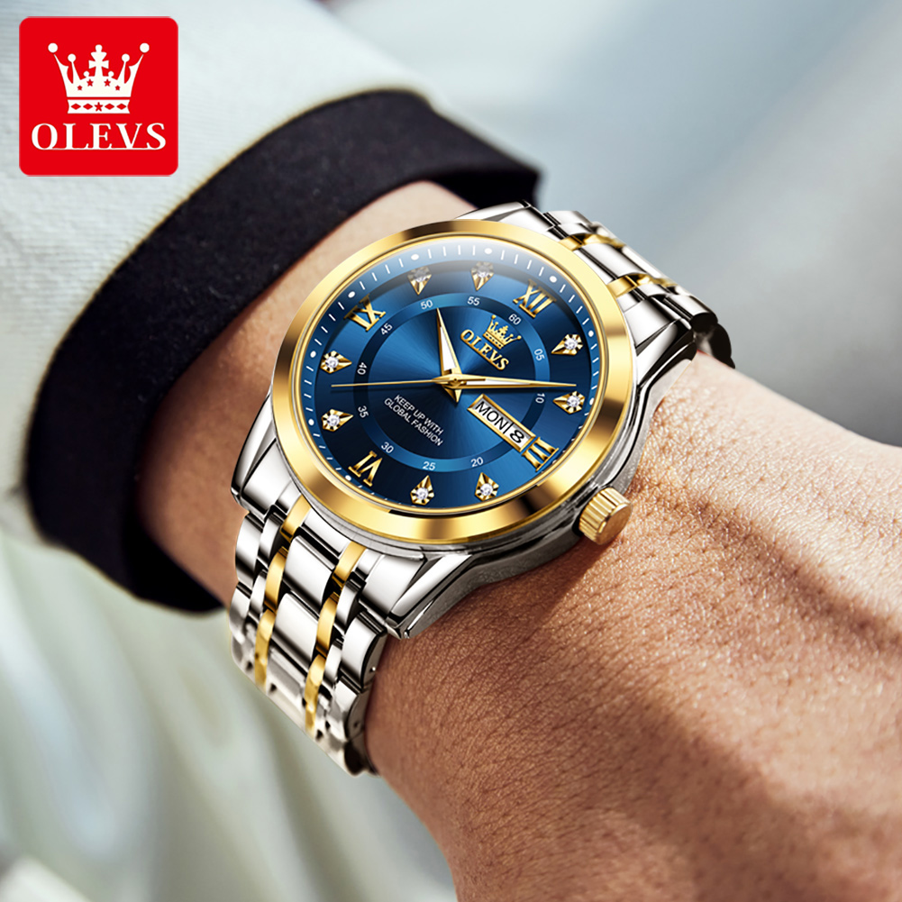 OLEVS Brand Fashion men's watc - Luxury Watch News ulasan dan harga