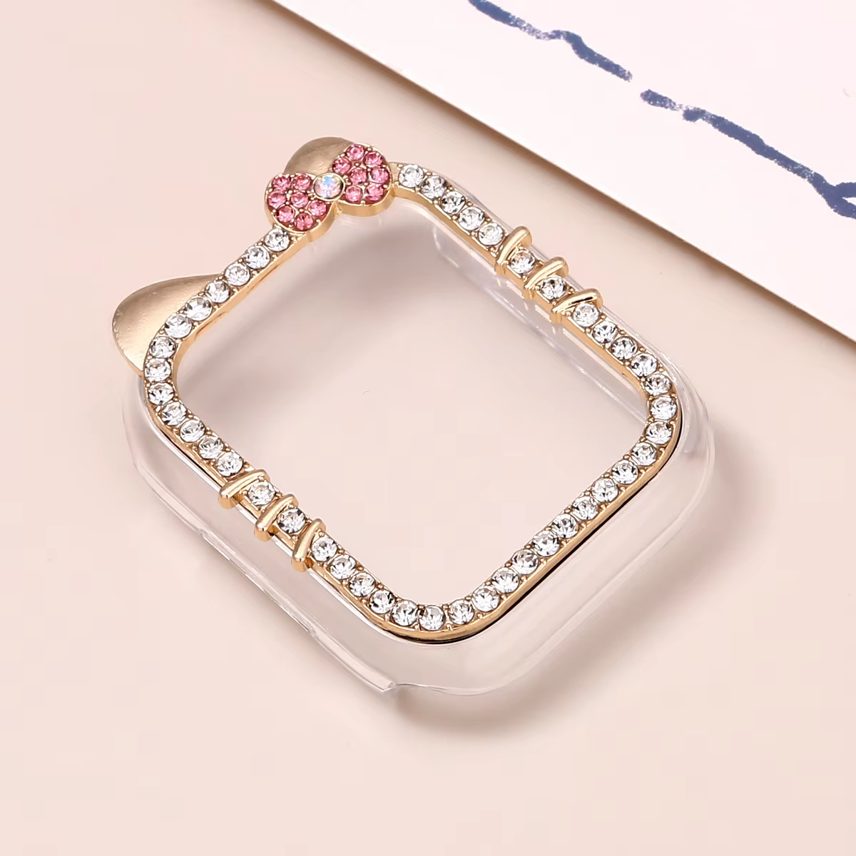 Luxury Cute Kitten Cat Diamand - Luxury Watch Apple ulasan dan harga