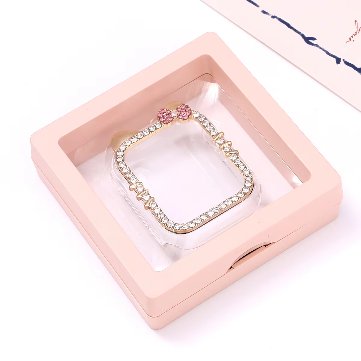 Luxury Cute Kitten Cat Diamand - Luxury Watch Apple ulasan dan harga