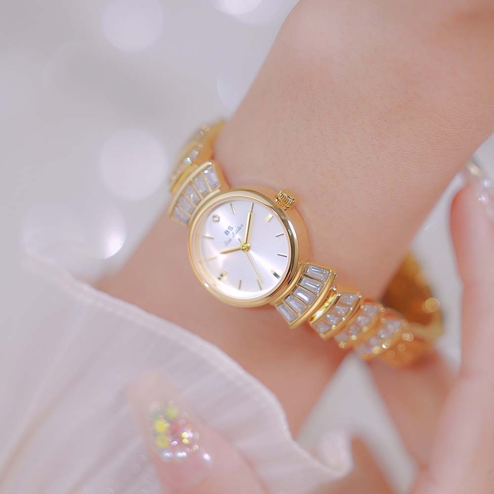 High Quality Women's Watches L - Luxury Watch Gold And Black ulasan dan harga