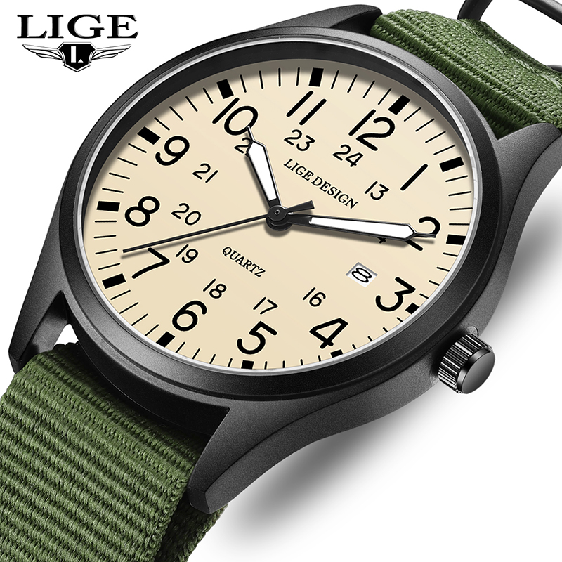 LIGE 2025 TOP NEW quartz wrist - Luxury Watch Box ulasan dan harga