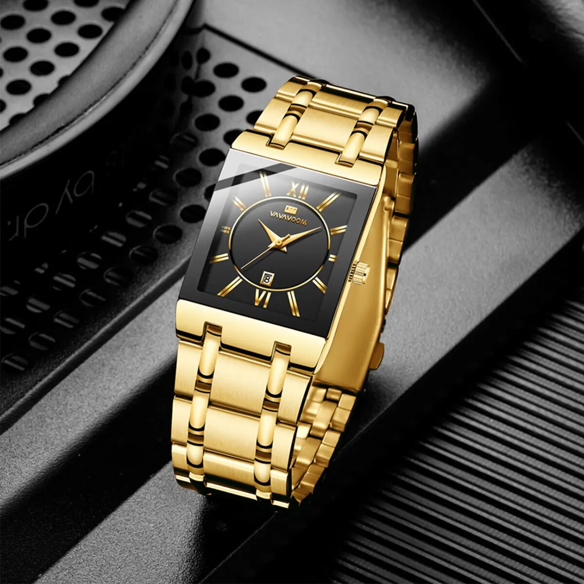 Men Business Watch Simple Desi - Luxury Watch Gold And Black ulasan dan harga
