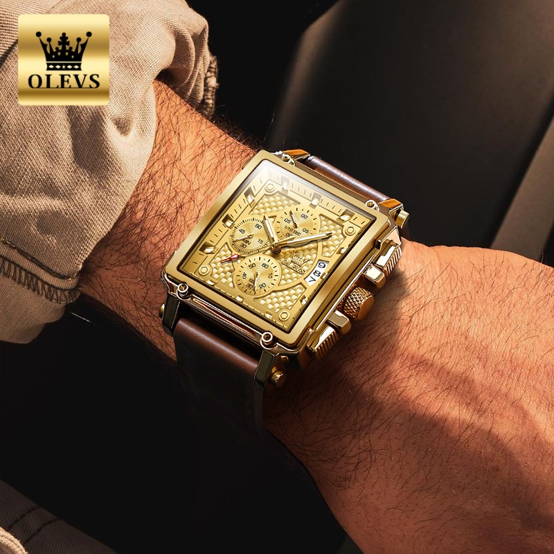 OLEVS brand mens watches water - Luxury Watch Dial ulasan dan harga