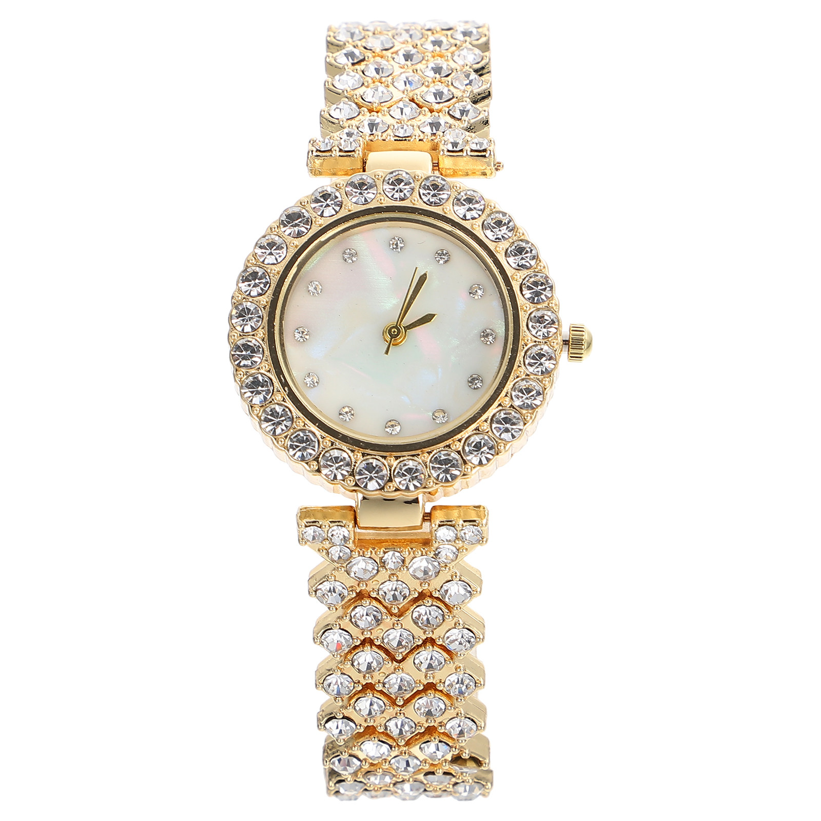 Watch Gold Rhinestone Elegant  - Luxury Watch White ulasan dan harga