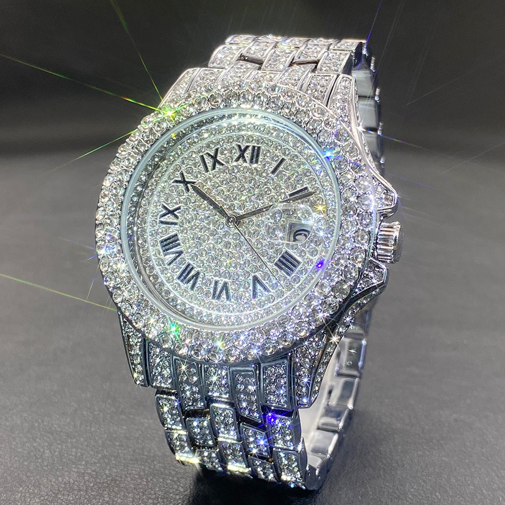 Big Gold Silver Black Wristwat - Luxury Watch Gold And Black ulasan dan harga