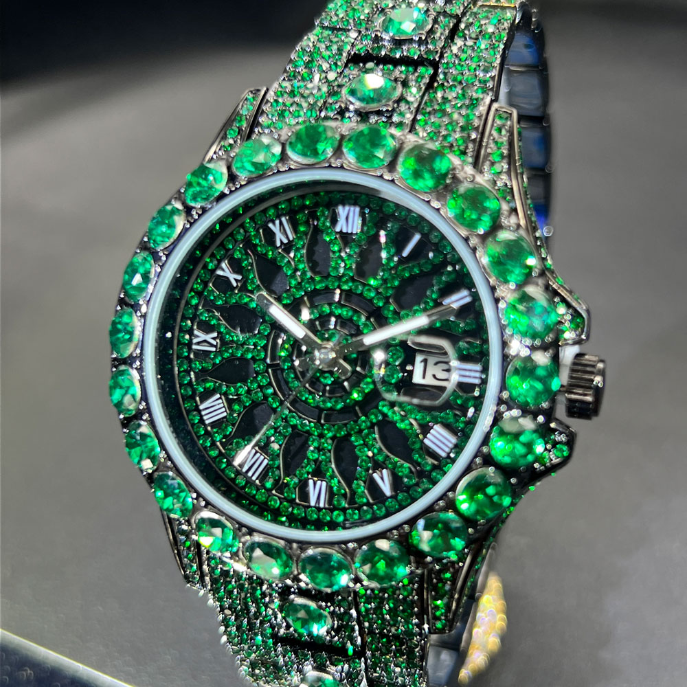Green Diamond Watch For Men Br - Luxury Watch And Jewelry Brand ulasan dan harga