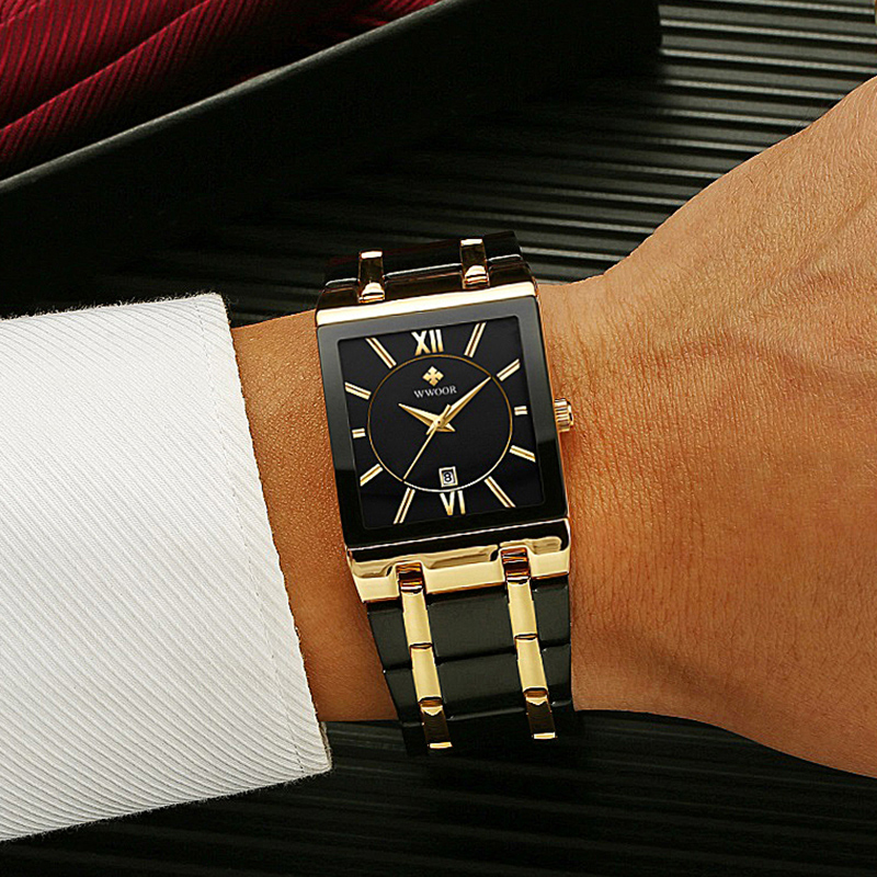 WWOOR Brand Luxury Gold Bracel - Luxury Watch Maker ulasan dan harga