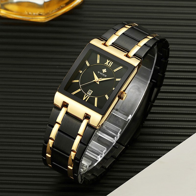 WWOOR Brand Luxury Gold Bracel - Luxury Watch Maker ulasan dan harga