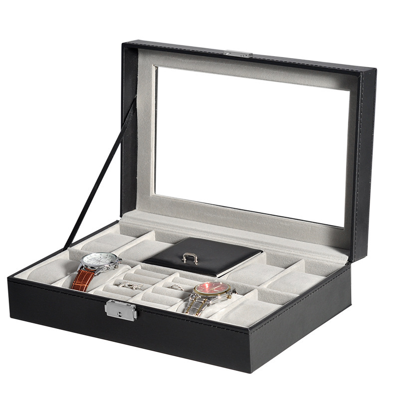 Leather Watch Box Multi-Functi - Luxury Watch And Jewelry Brand ulasan dan harga