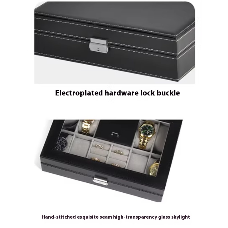 Leather Watch Box Multi-Functi - Luxury Watch And Jewelry Brand ulasan dan harga