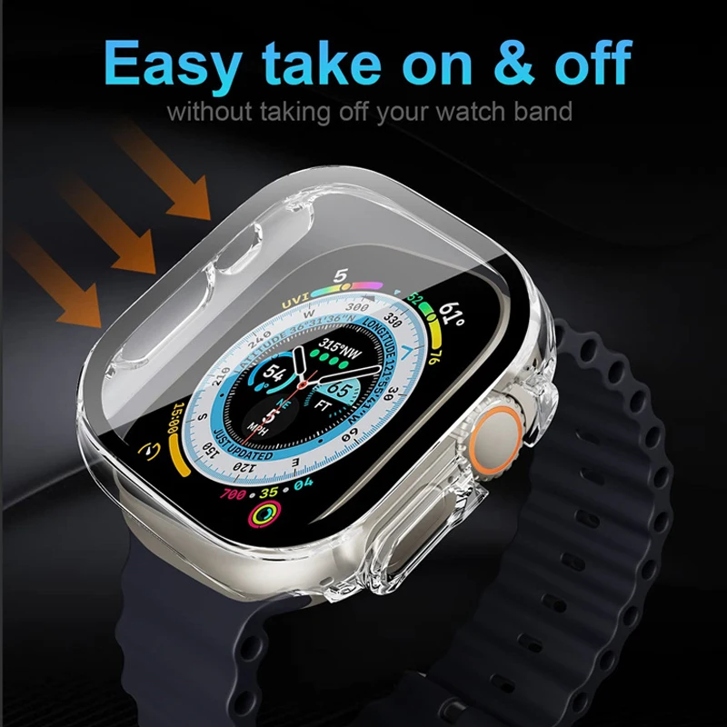 Glass+case For Apple Watch Ult - Luxury Watch Apple ulasan dan harga