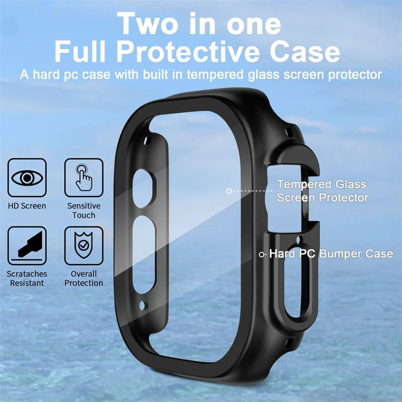 Glass+case For Apple Watch Ult - Luxury Watch Apple ulasan dan harga